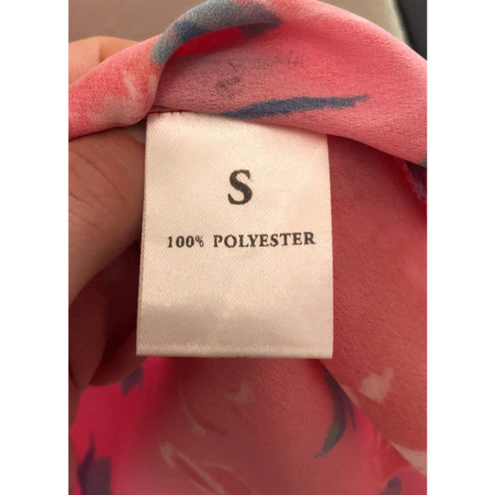 NWOT HOT PINK FLORAL TANK SZ S - Picture 4 of 5